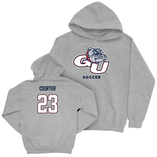 Gonzaga Women's Soccer Sport Grey Classic Hoodie  - Grace Courter