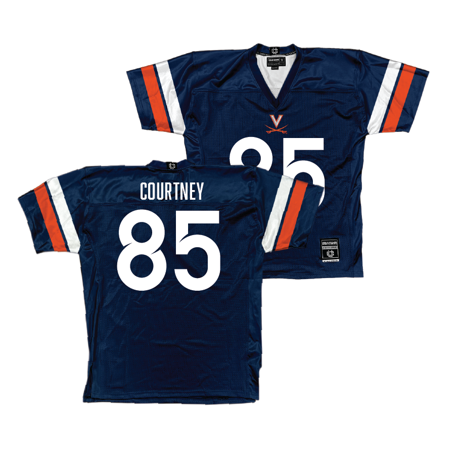 UVA Football Navy Jersey - Kameron Courtney | #85