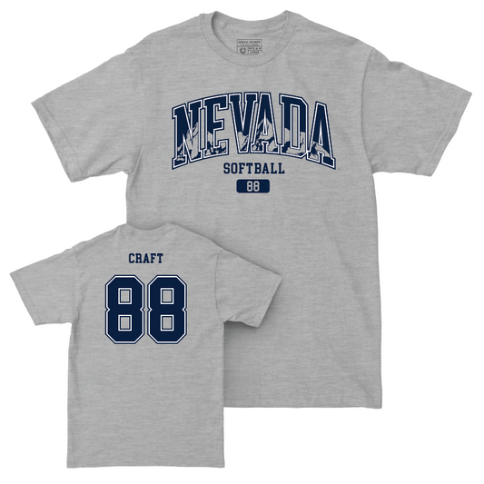 Nevada Softball Sport Grey Arch Tee  - Blake Craft