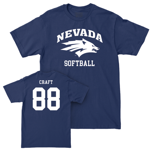 Nevada Softball Navy Staple Tee  - Blake Craft