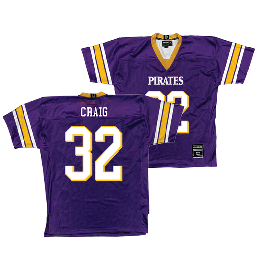 East Carolina Purple Football Jersey - Ryheem Craig