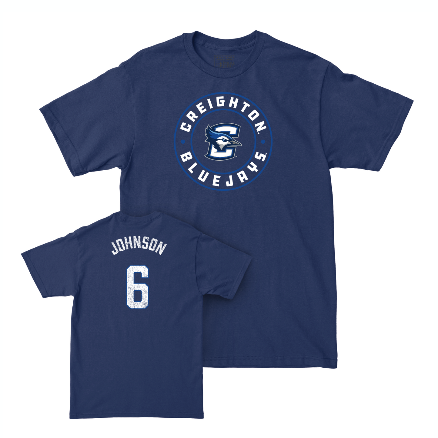 Creighton Women's Volleyball Navy Staple Tee - Jaya Johnson Youth Small