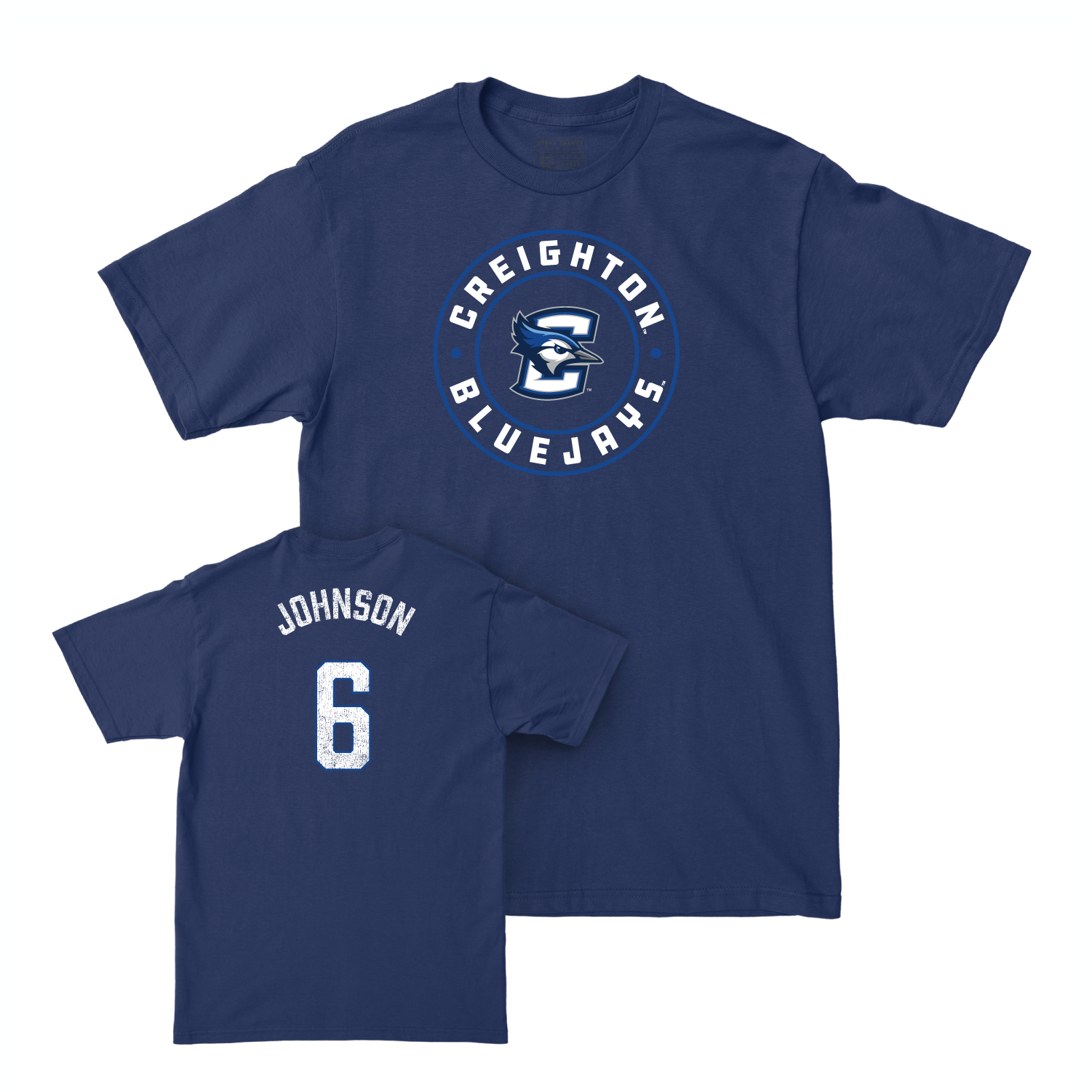 Creighton Women's Volleyball Navy Staple Tee - Jaya Johnson Youth Small