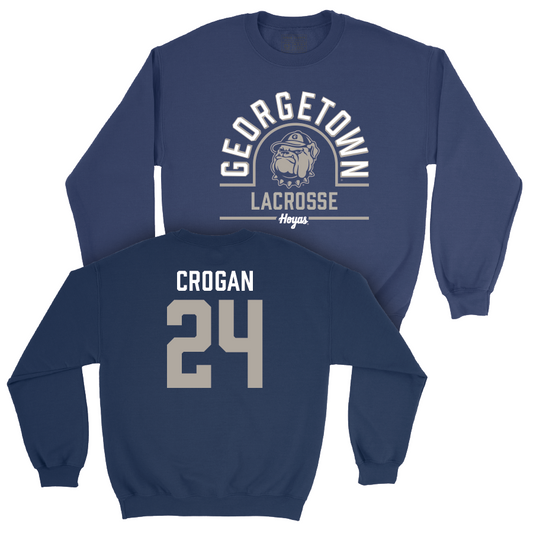 Georgetown Men's Lacrosse Navy Classic Crew  - Patrick Crogan