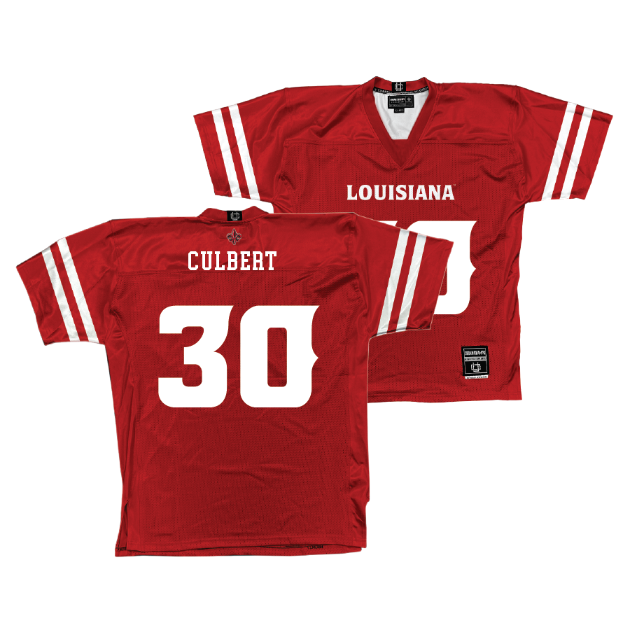 Louisiana Football Red Jersey - Trayv'on Culbert | #30