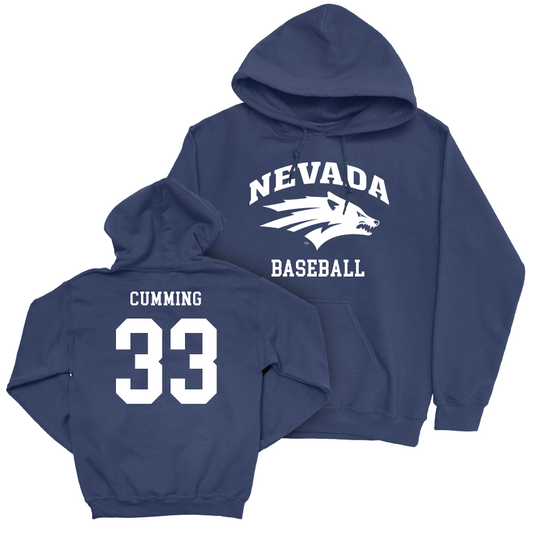 Nevada Baseball Navy Staple Hoodie  - Jake Cumming