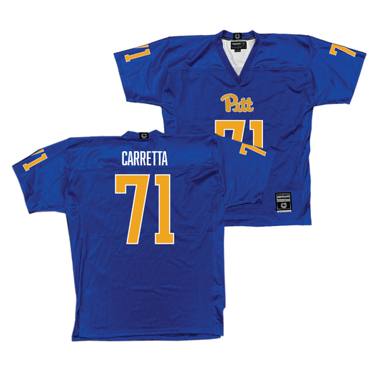 Pitt Football Blue Jersey - Ryan Carretta | #71