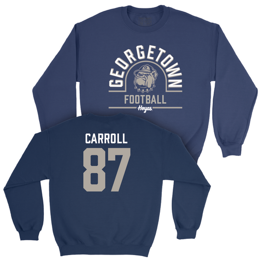 Georgetown Football Navy Classic Crew - Burke Carroll