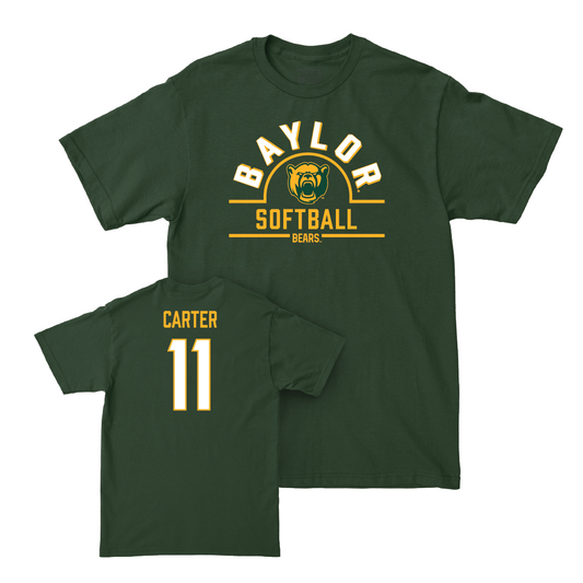 Baylor Softball Green Arch Tee  - Brooklyn Carter