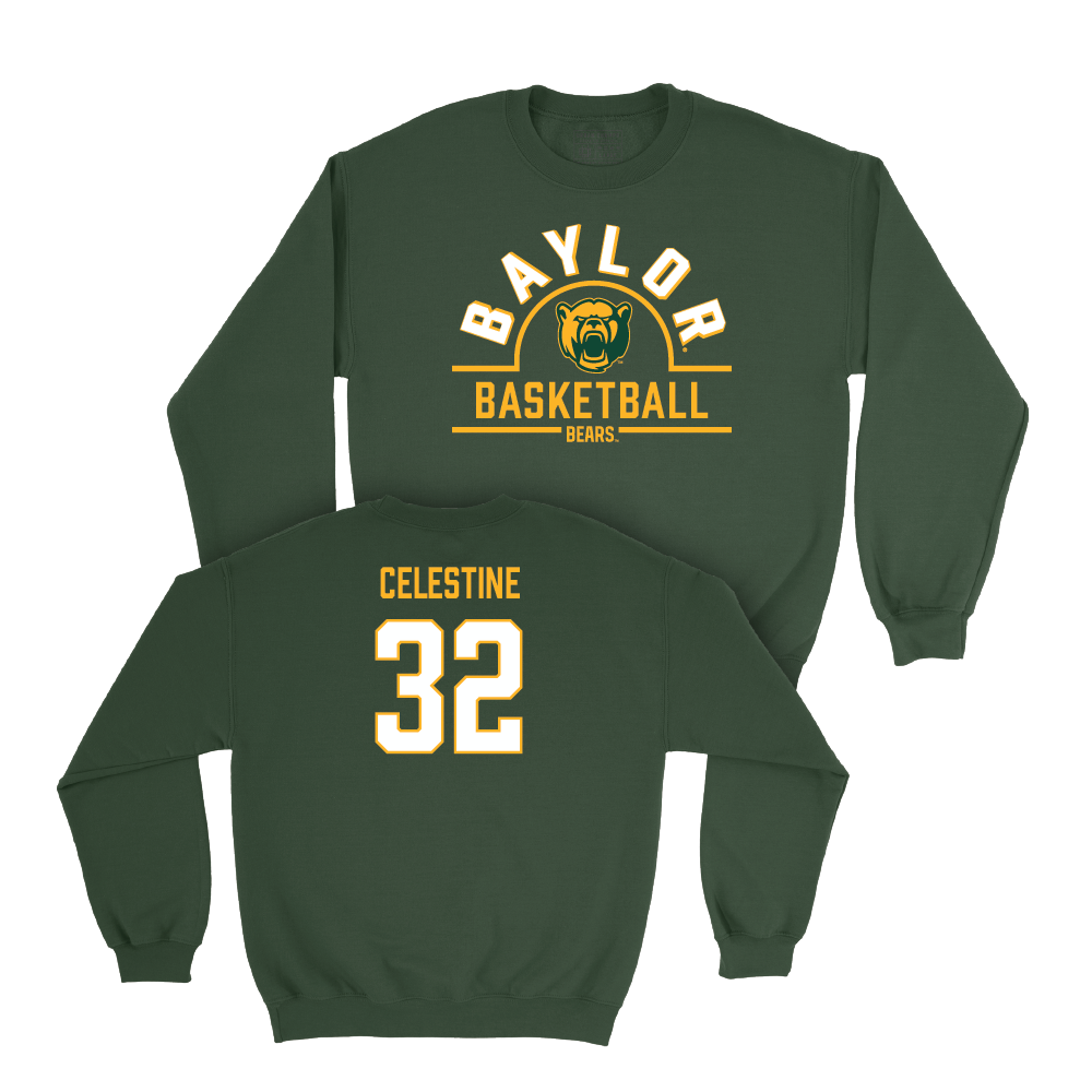 Baylor Men's Basketball Green Arch Crew  - Jalen Celestine