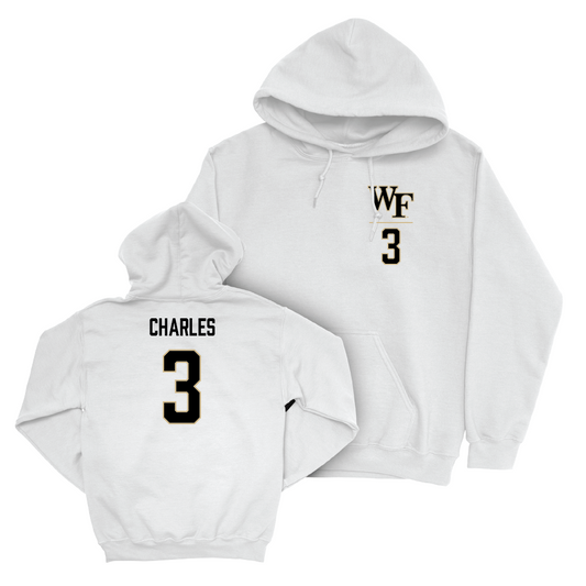 Wake Forest Women's Volleyball White Logo Hoodie  - Dior Charles