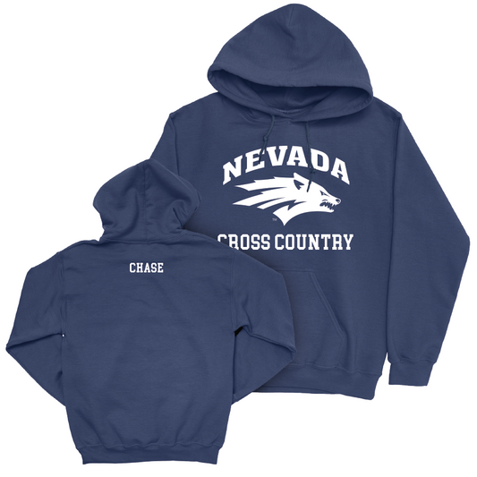 Nevada Men's Cross Country Navy Staple Hoodie   - Jaedyn Chase