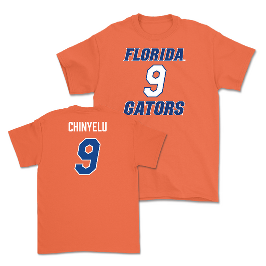 Florida Men's Basketball Sideline Orange Tee  - Rueben Chinyelu