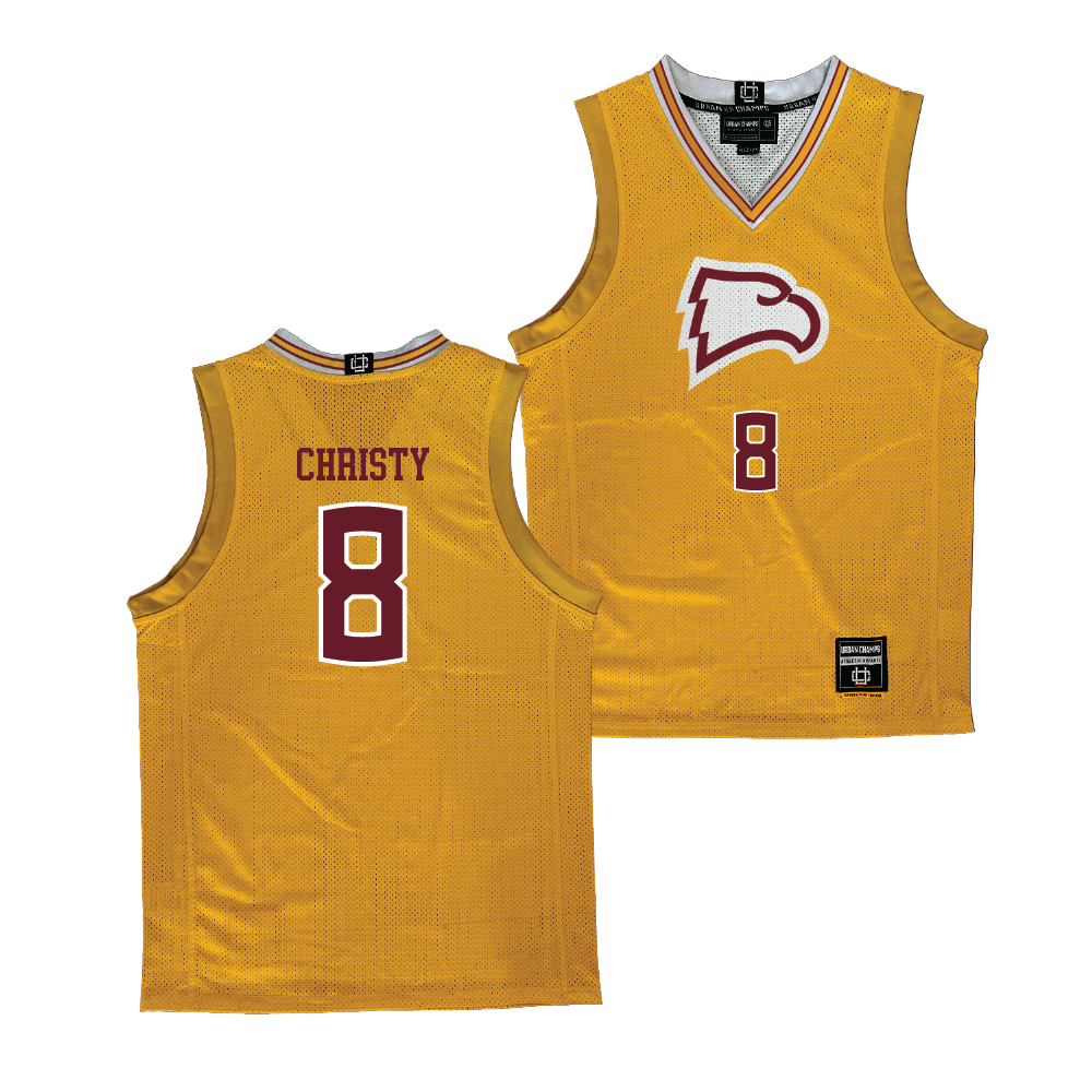 Winthrop Men's Basketball Gold Jersey - Cam Christy | #8