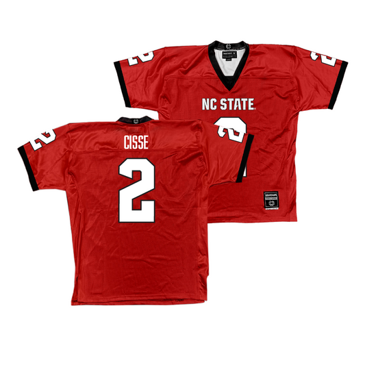 NC State Football Red Jersey - Brandon Cisse