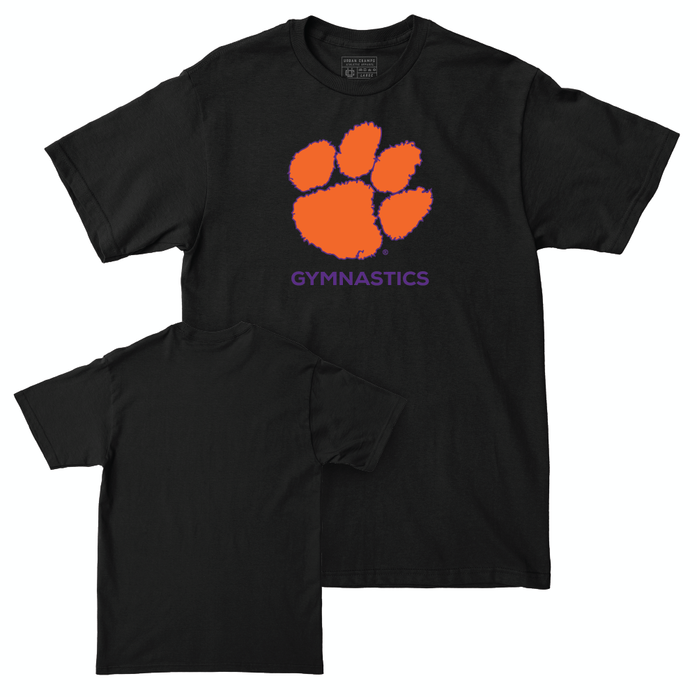 Clemson Women's Gymnastics Black Club Tee  - Brie Clark