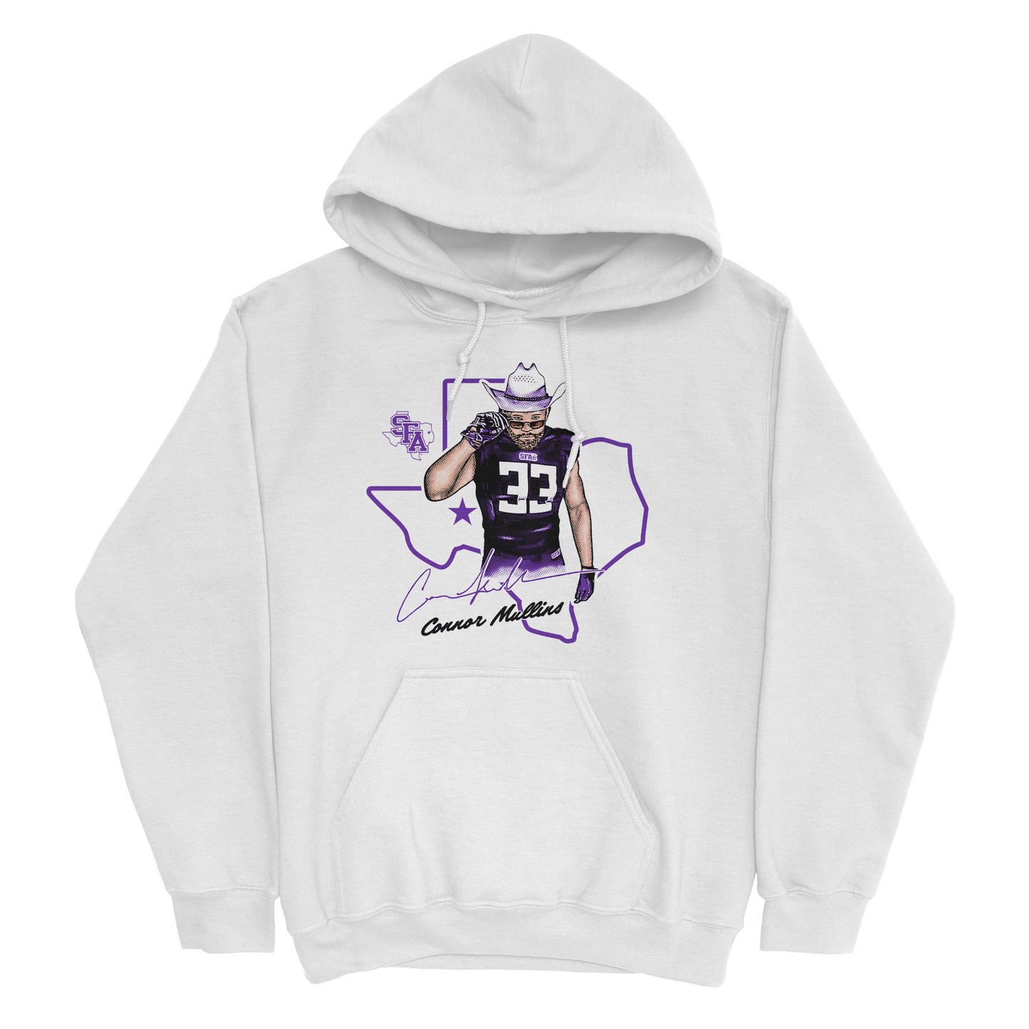 EXCLUSIVE RELEASE: Connor Mullins Cartoon White Hoodie