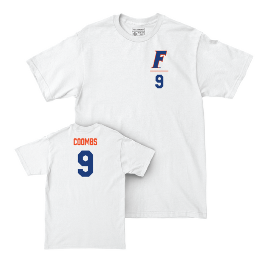 Florida Football White Logo Comfort Colors Tee - Caleb Coombs