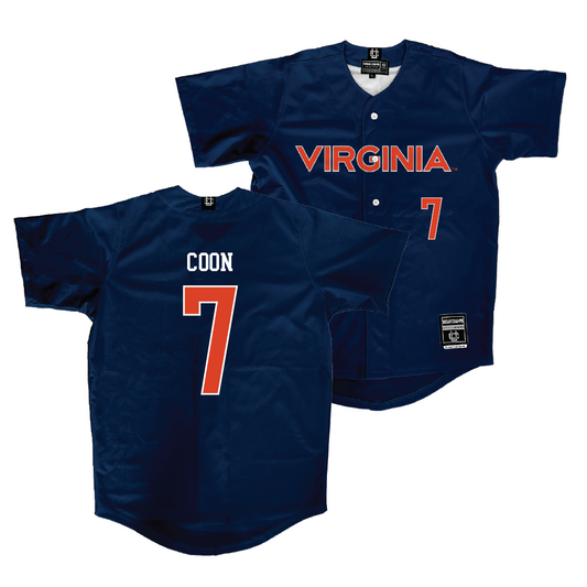 Virginia Softball Navy Jersey - Sarah Coon | #7