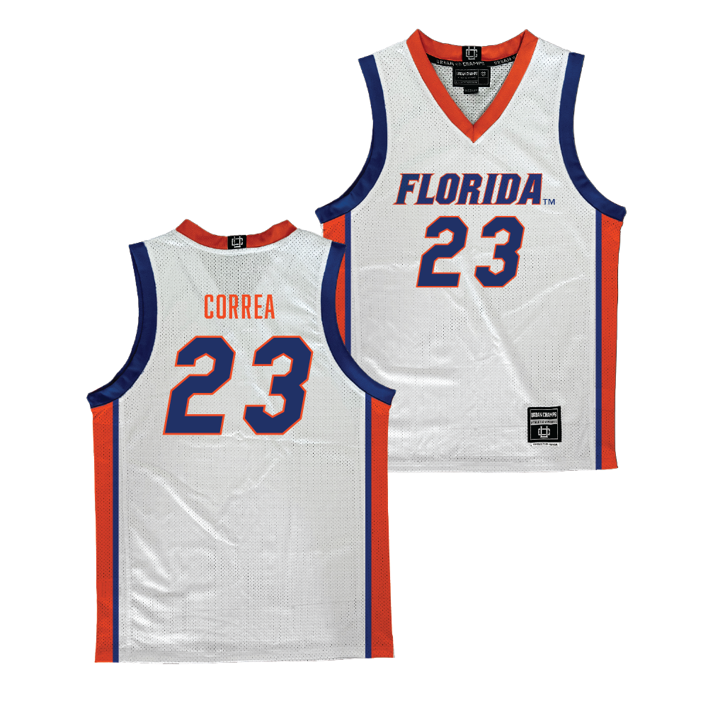 Florida Women's Basketball White Jersey - Leilani Correa #23