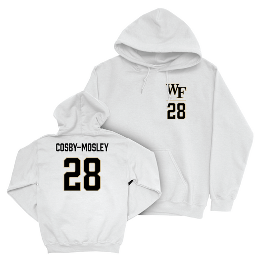 Wake Forest Football White Logo Hoodie  - Jacob Cosby-Mosley