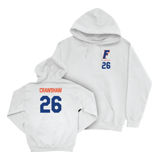 Florida Football White Logo Hoodie - Jeremy Crawshaw