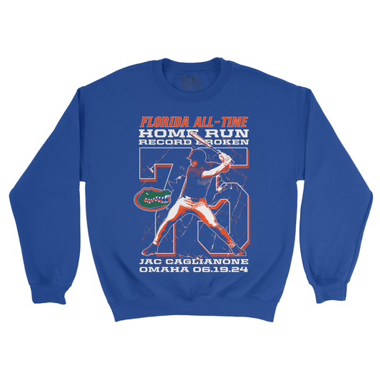 EXCLUSIVE RELEASE: Cardiac Cags Home Run Record Blue Crewneck