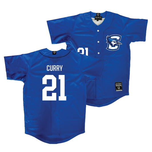 Creighton Softball Blue Jersey - Aiyana Curry