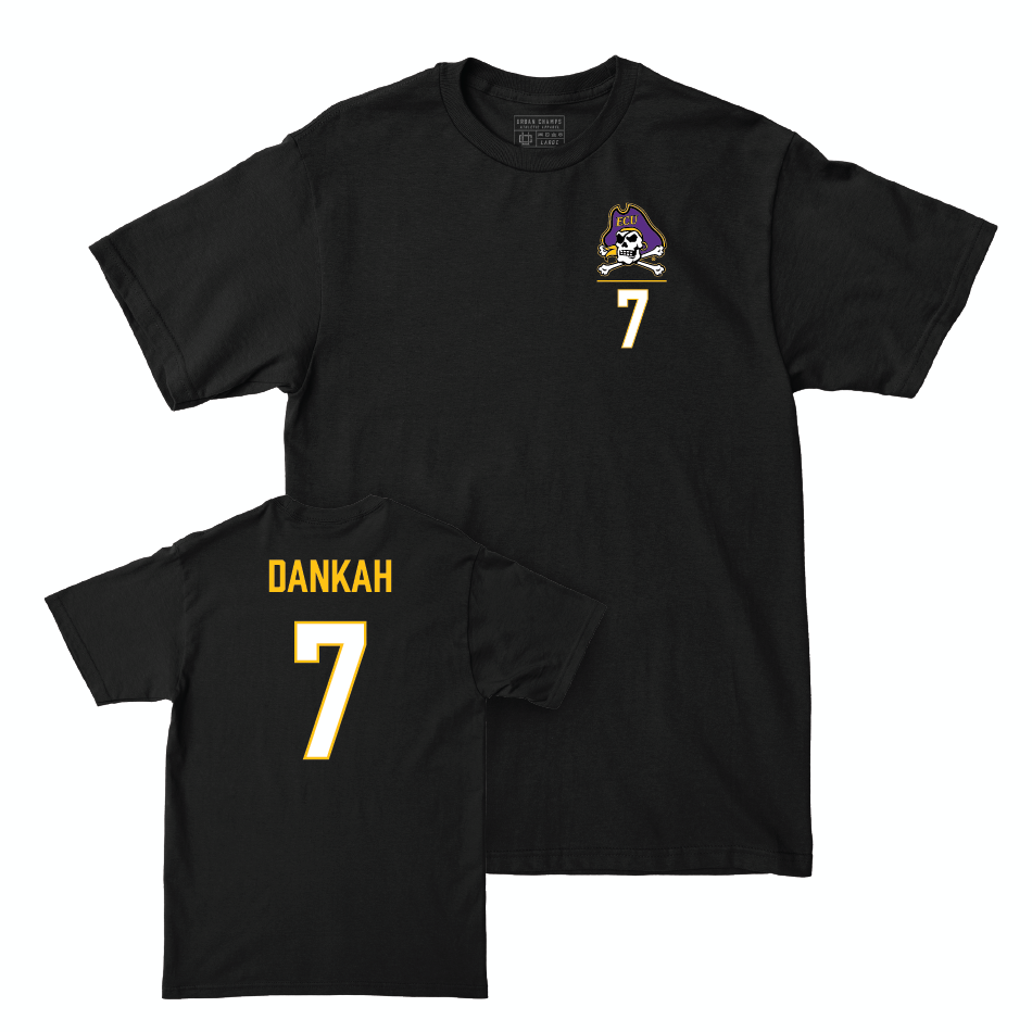 East Carolina Football Black Logo Tee - Samuel Dankah