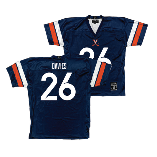 UVA Football Navy Jersey - Ethan Davies | #26