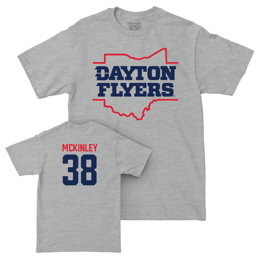 Dayton Football Sport Grey State Tee - Aiden McKinley Youth Small