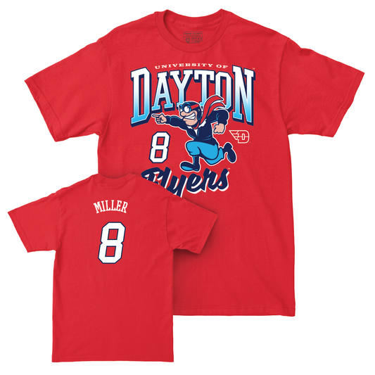 Dayton Women's Volleyball Red Rudy Tee - Alyssa Miller Youth Small