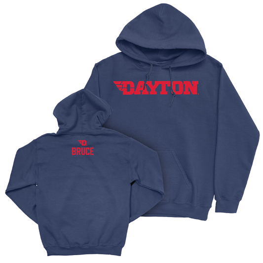 Dayton Men's Tennis Navy Wordmark Hoodie - Connor Bruce Youth Small