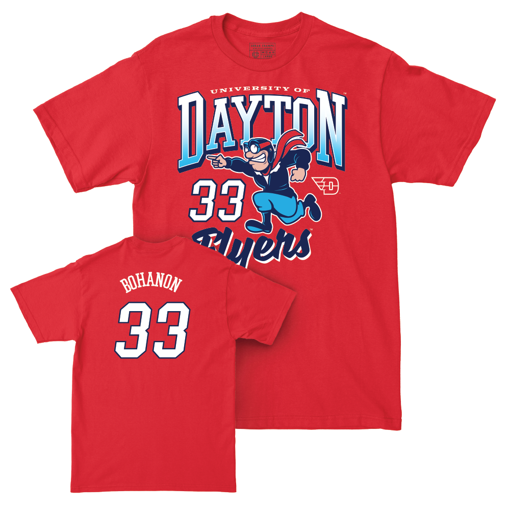 Dayton Women's Basketball Red Rudy Tee - Destiny Bohanon Youth Small