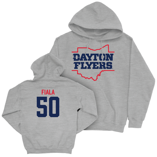 Dayton Women's Basketball Sport Grey State Hoodie - Eve Fiala Youth Small