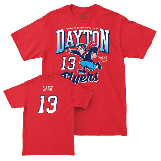 Dayton Men's Basketball Red Rudy Tee - Isaac Jack Youth Small