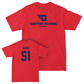 Dayton Football Red Sideline Tee - Jackson Ward