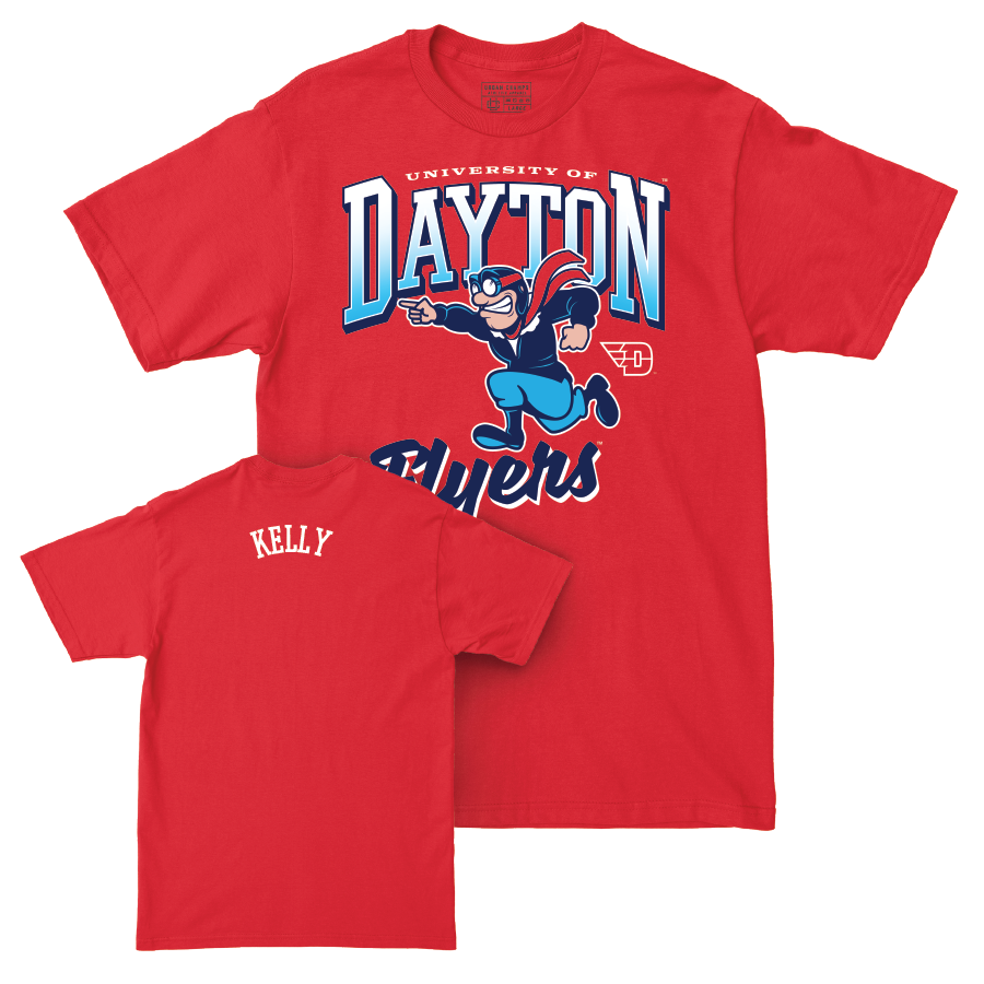 Dayton Women's Track & Field Red Rudy Tee - Keelin Kelly Youth Small