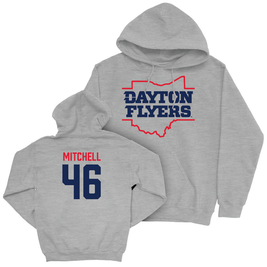 Dayton Football Sport Grey State Hoodie - Luke Mitchell Youth Small