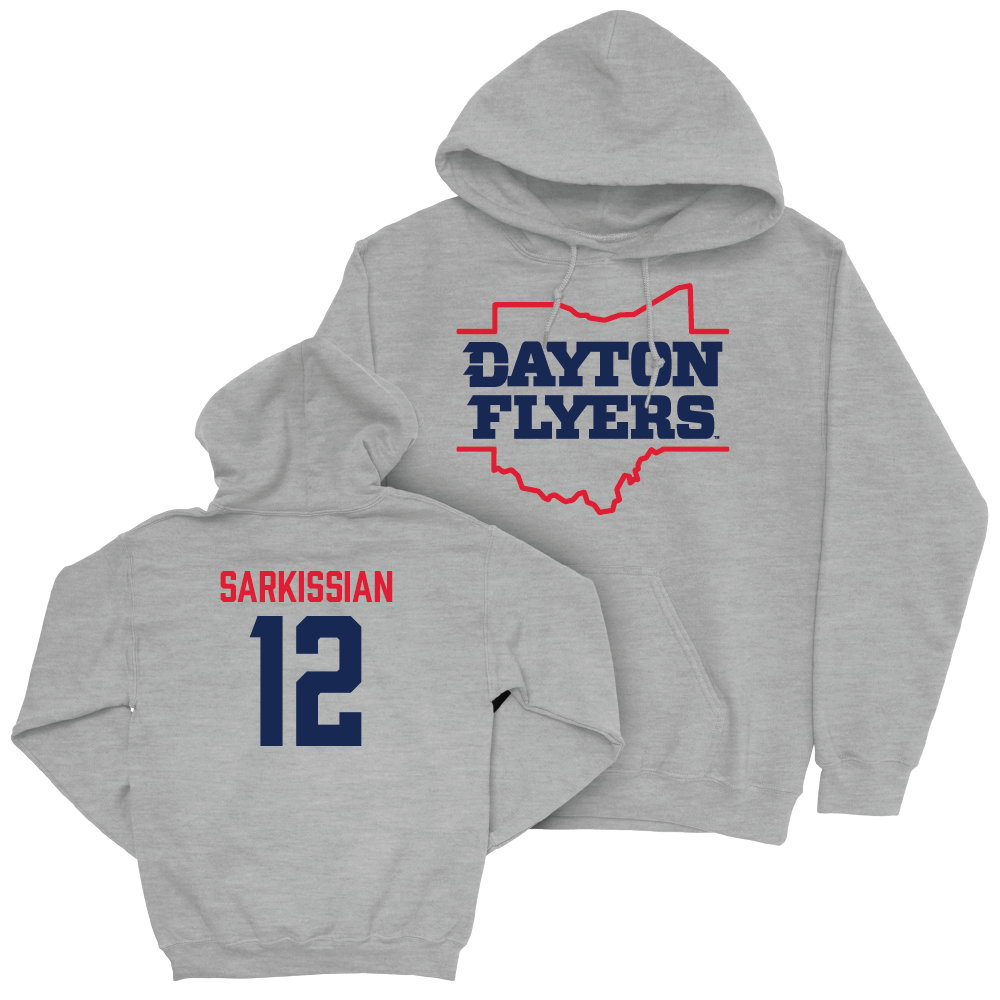 Dayton Women's Volleyball Sport Grey State Hoodie - Liana Sarkissian Youth Small