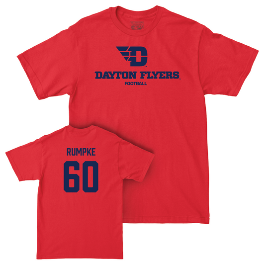 Dayton Football Red Sideline Tee - Marc Rumpke Youth Small