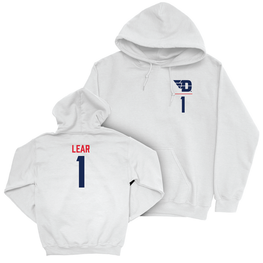 Dayton Women's Basketball White Logo Hoodie - Nayo Lear Youth Small