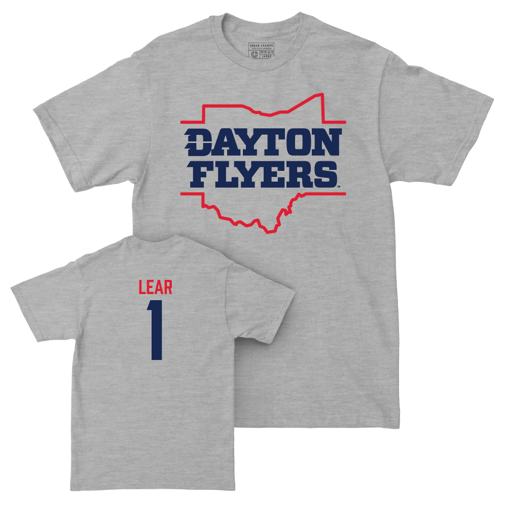 Dayton Women's Basketball Sport Grey State Tee - Nayo Lear Youth Small