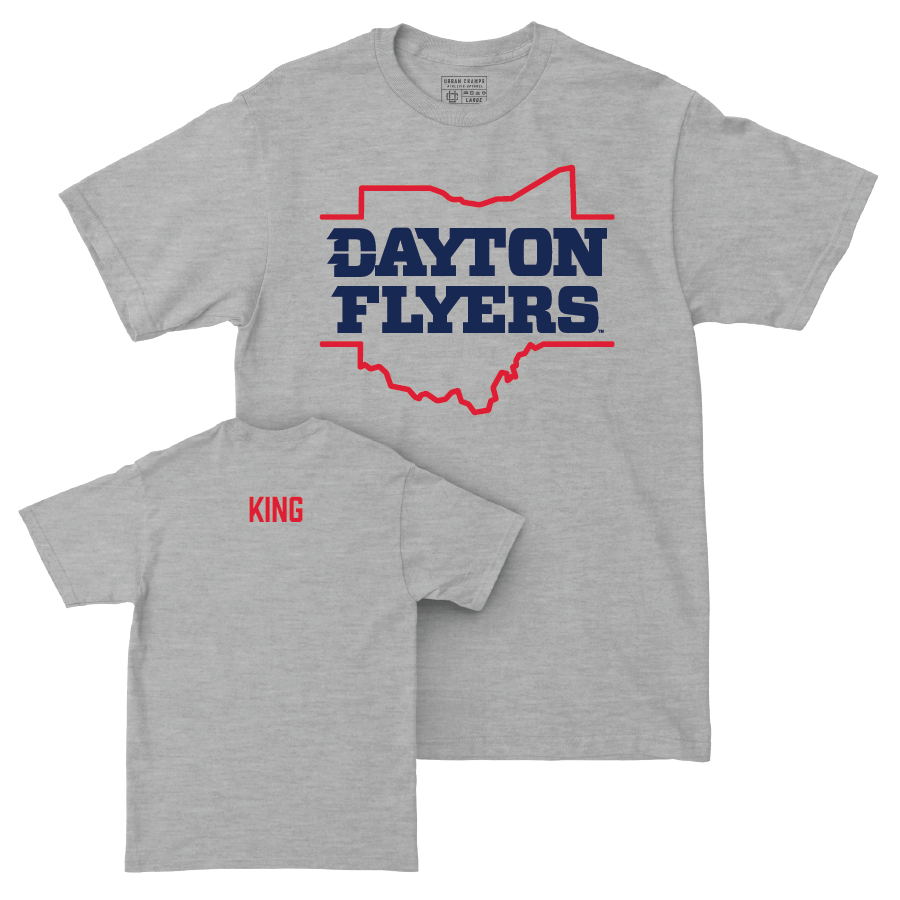 Dayton Women's Rowing Sport Grey State Tee - Paige King Youth Small