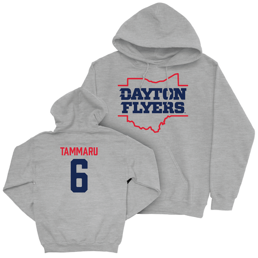 Dayton Football Sport Grey State Hoodie - Williams Tammaru Youth Small