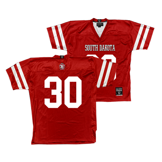 South Dakota Football Red Jersey - Beckett DeJean