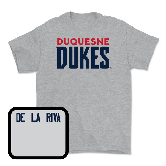 Duquesne Track & Field Sport Grey Lock Tee - Samuel de la Riva