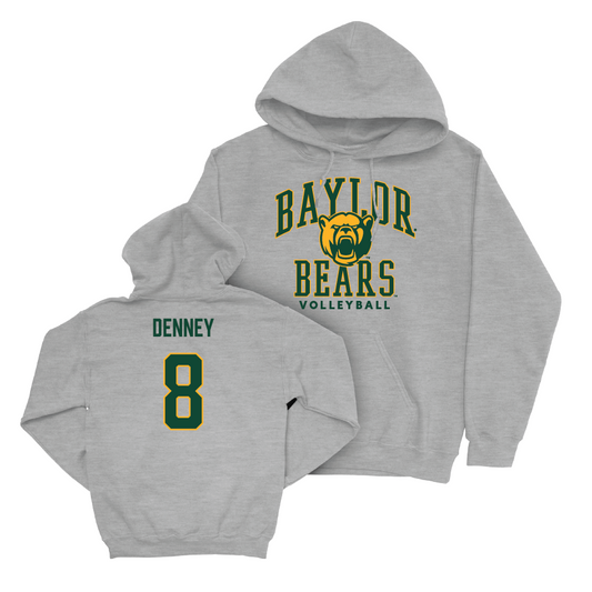 Baylor Women's Volleyball Sport Grey Classic Hoodie - Brianna Denney