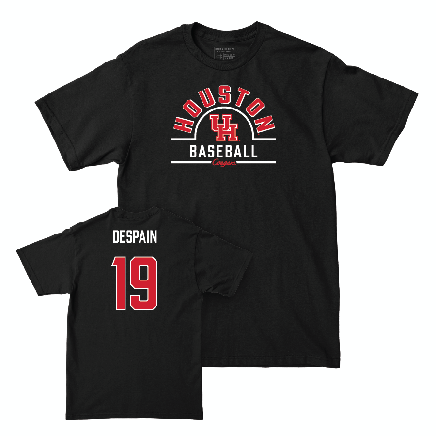 Houston Baseball Black Arch Tee  - Dillon DeSpain