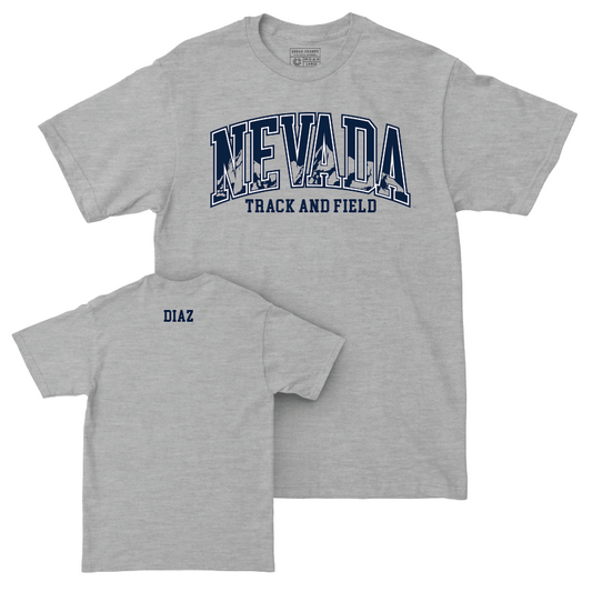 Nevada Women's Track & Field Sport Grey Arch Tee  - Leylah Diaz